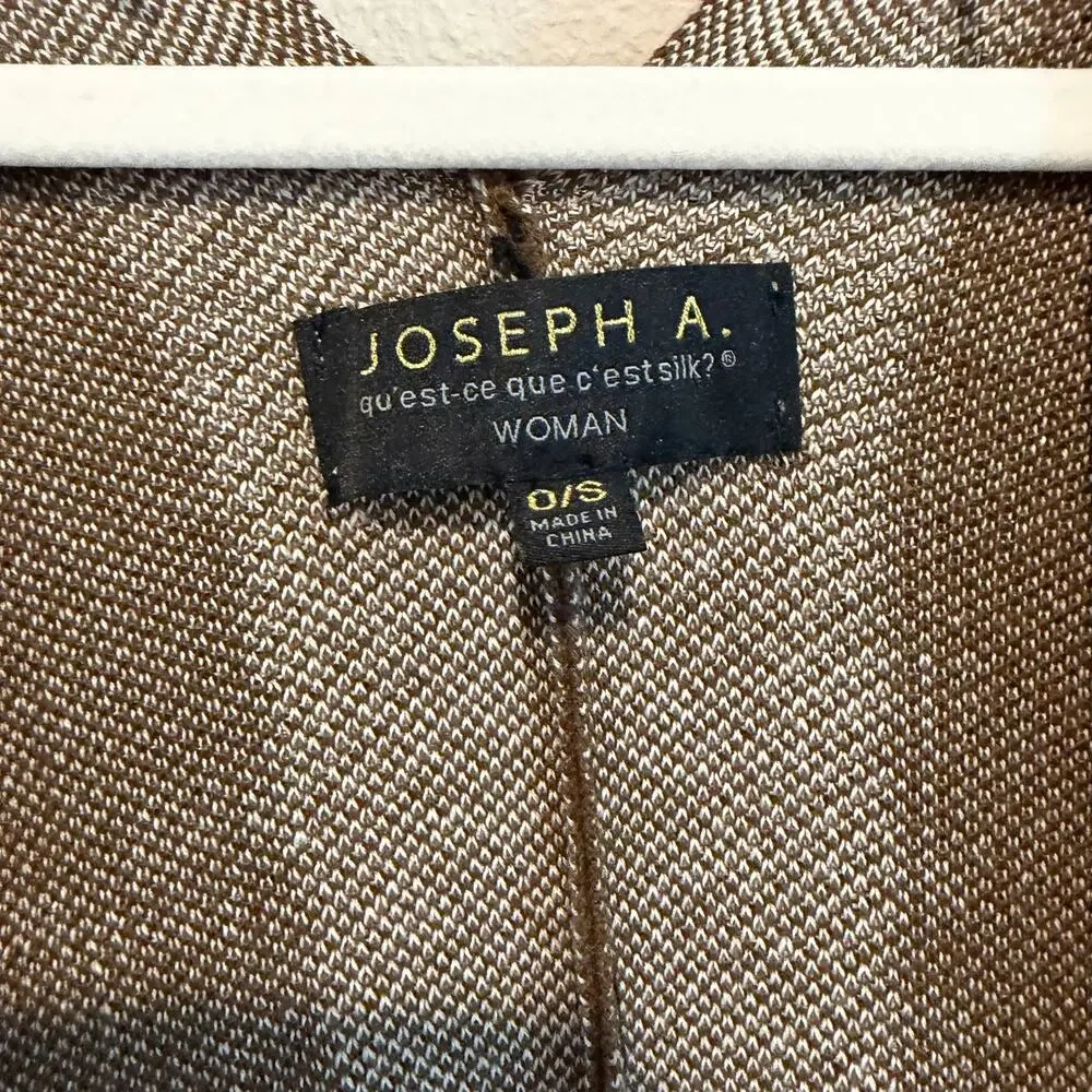 Joseph A. Woven Knit Wrap Top Poncho - One Size - Great!